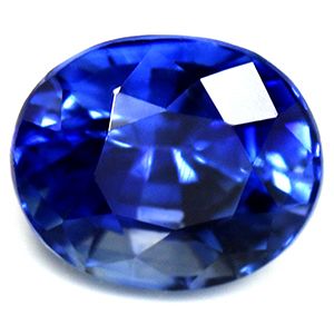 Szafir 1,10 ct, niebieski, szlif owalny