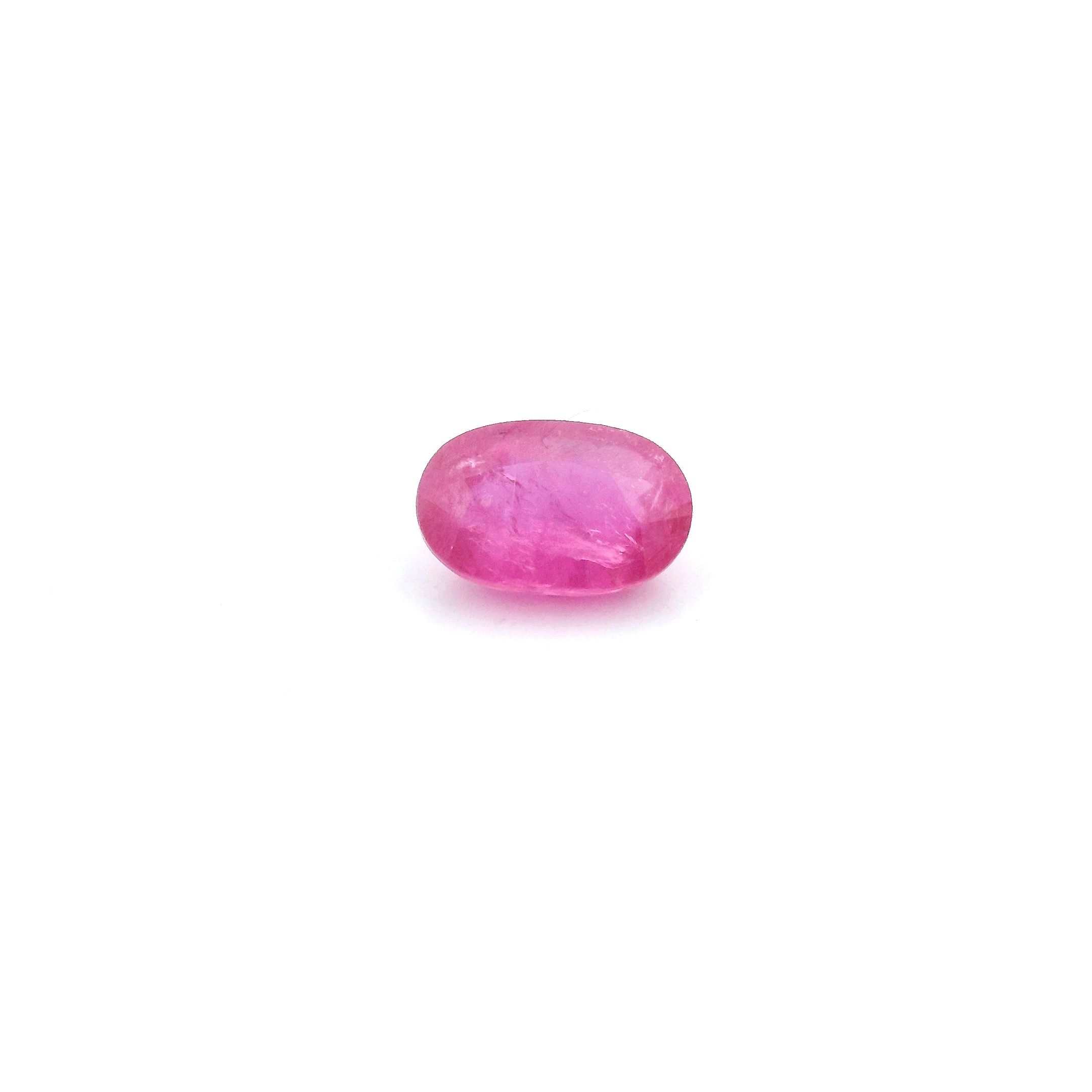 RUBY FACETED 0.73ct RED Medium Intense MI MOZAMBIQUE HEATED
