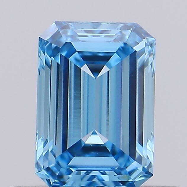 0.4 CT Fancy Vivid Blue EMERALD