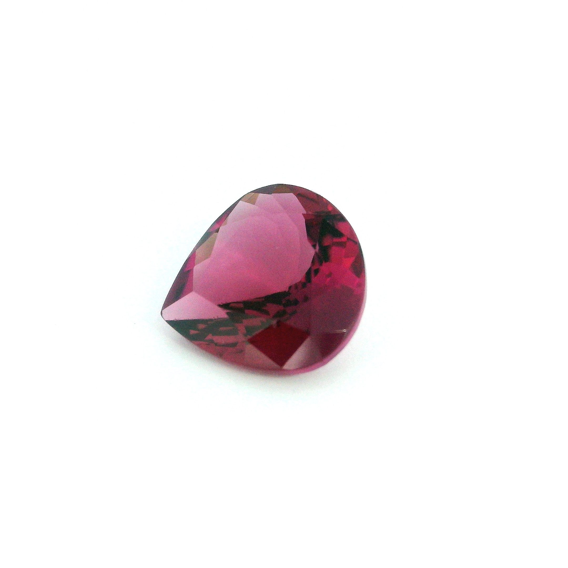 Turmalin 2,76 ct, różowy, szlif gruszka