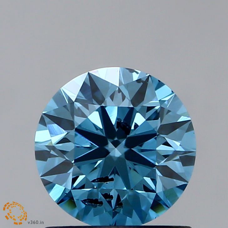 0.82 CT Fancy Intense Blue ROUND