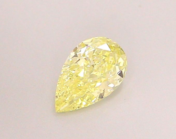 0.42 CT Fancy Light Yellow PEAR
