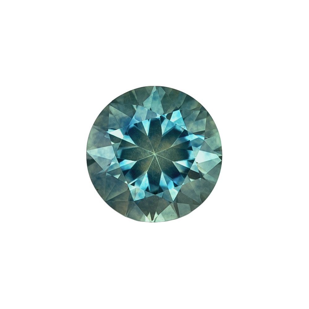 SAPPHIRE FACETED 0.65ct TEAL SI UNITEDSTATES HEATED