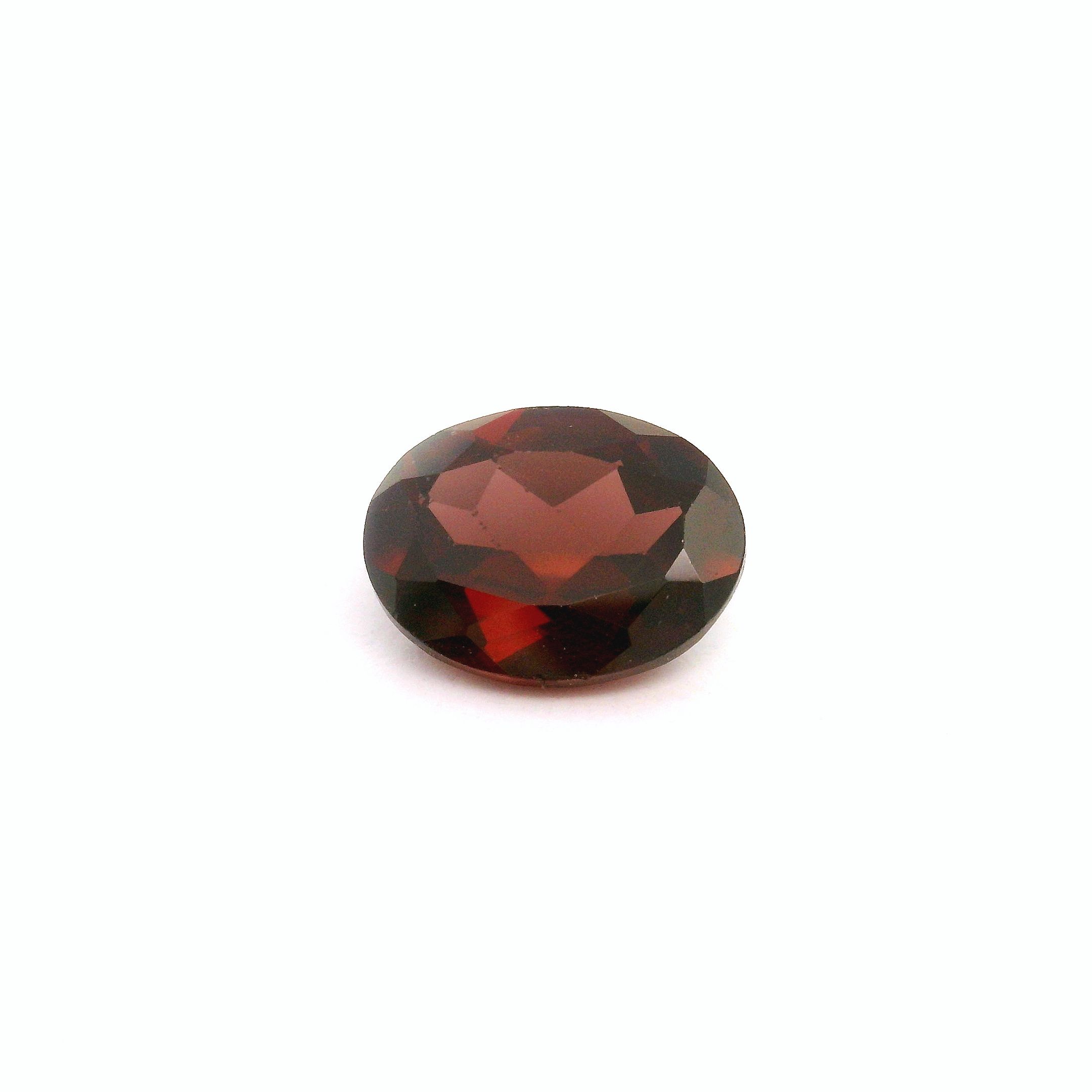 Cyrkon 2,38 ct, brązowy, szlif owalny