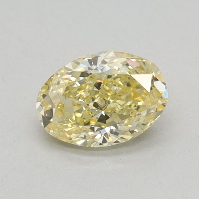 0.38 CT Fancy Intense Yellow OVAL