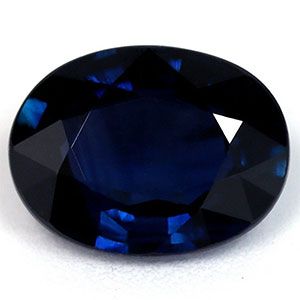 Szafir 1,32 ct, niebieski, szlif owalny