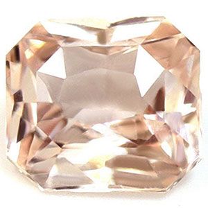 SAPPHIRE FACETED 1.07ct PEACH Peach EC MADAGASCAR HEATED