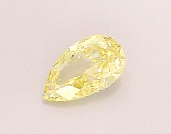 0.26 CT Fancy Yellow PEAR