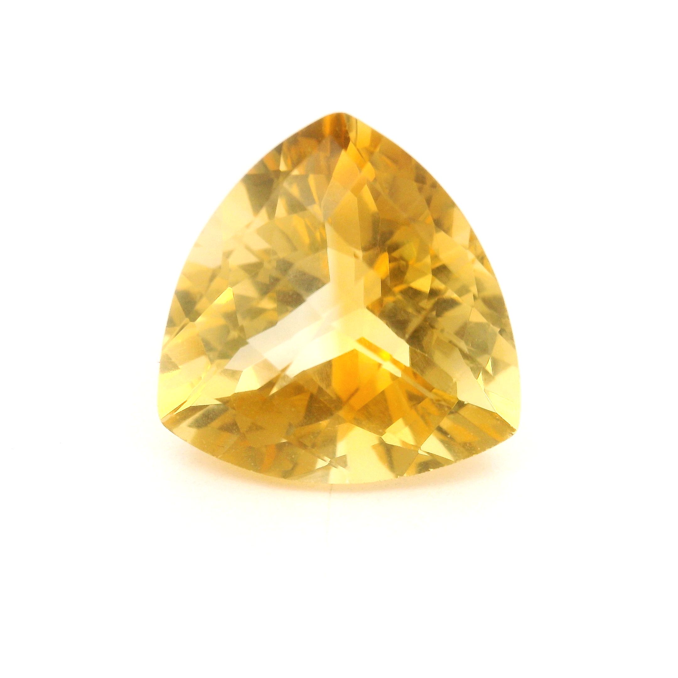 11.33 ct Triangular citrine