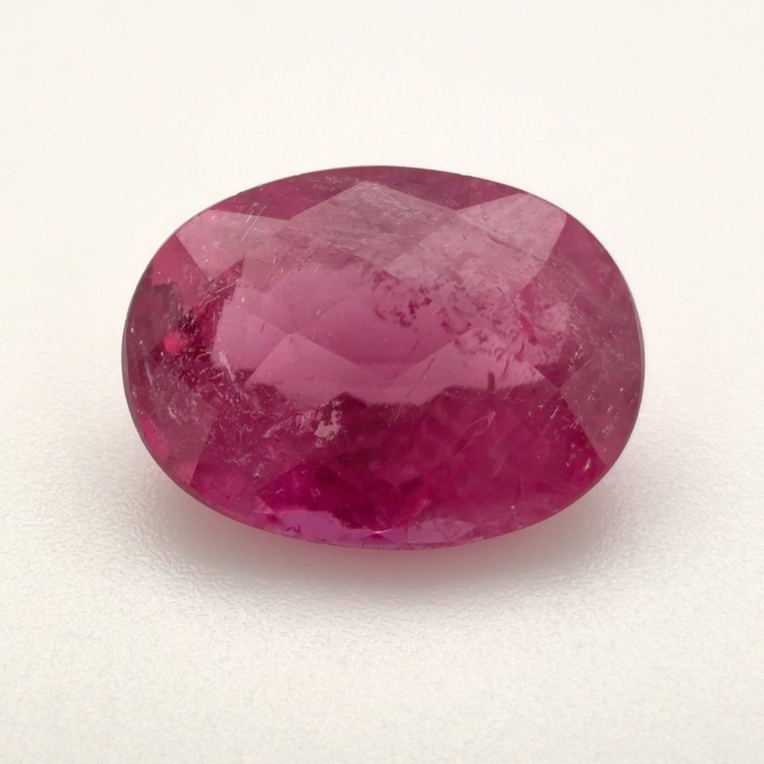 Turmalin 4,34 ct, różowy, szlif owalny