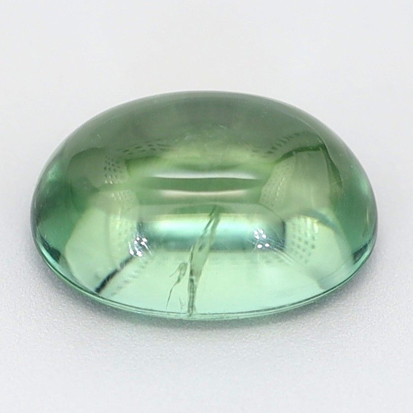 Turmalin 1,00 ct, zielony, kaboszon