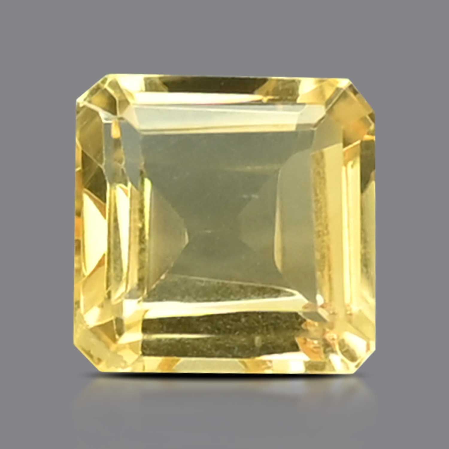 CITRINE FACETED 6.0ct YELLOW EC BRAZIL NONE