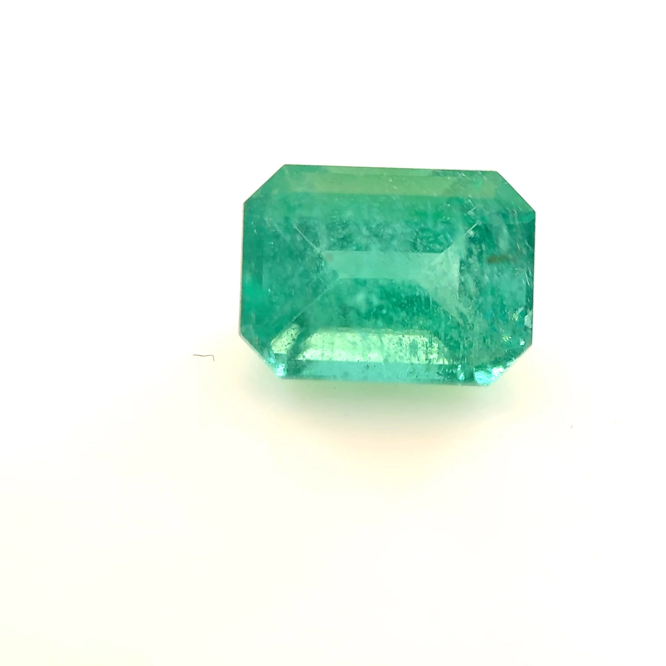 Szmaragd 1,81 ct, zielony, szlif szmaragdowy