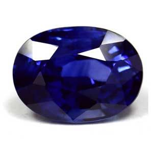 SAPPHIRE FACETED 5.1ct BLUE Intense Blue EC SRILANKA HEATED