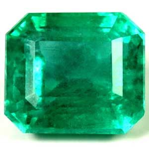 Szmaragd 2,15 ct, zielony, szlif szmaragdowy