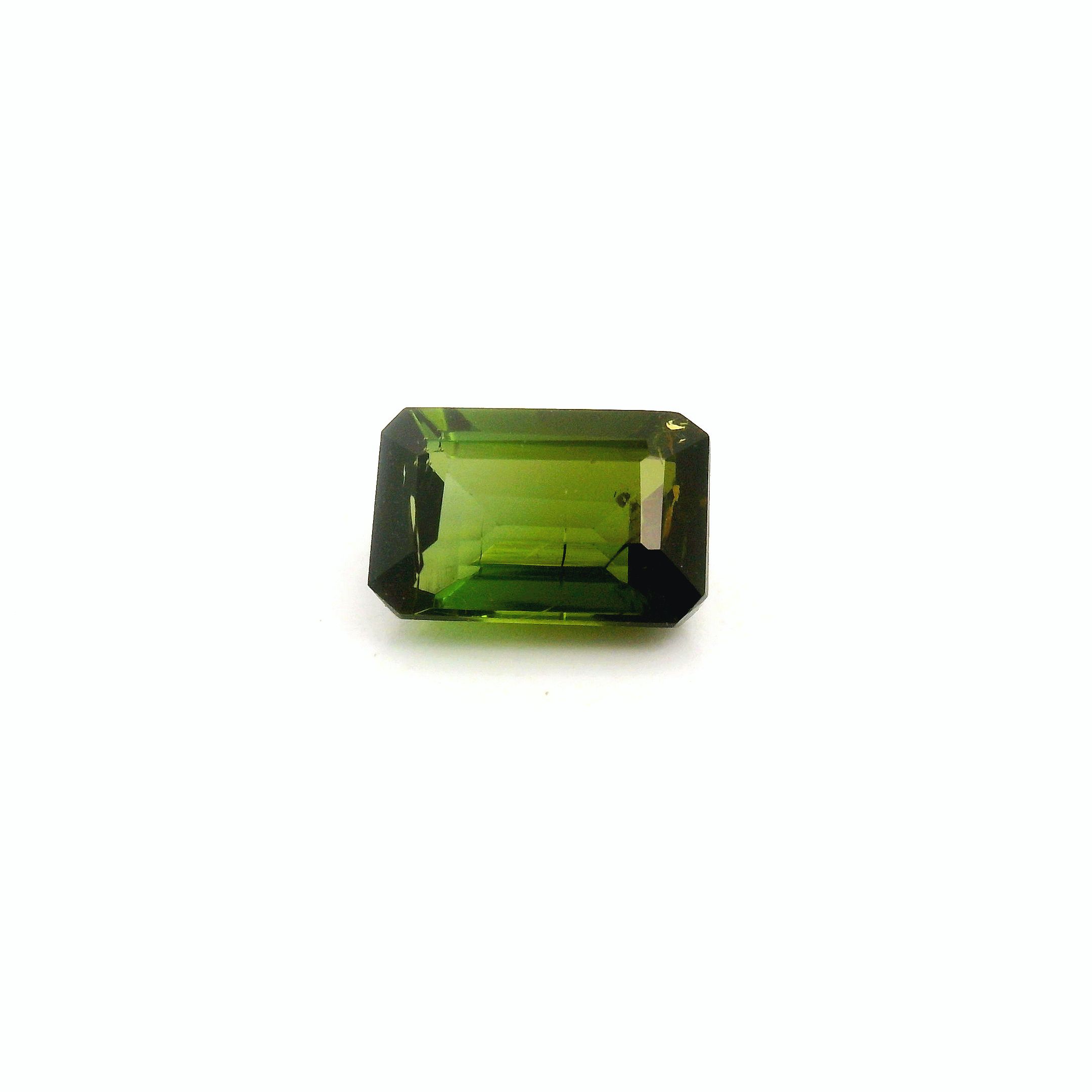 Turmalin 1,40 ct, zielony, szlif ośmiokątny