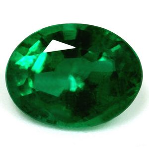 Szmaragd 1,38 ct, zielony, szlif owalny
