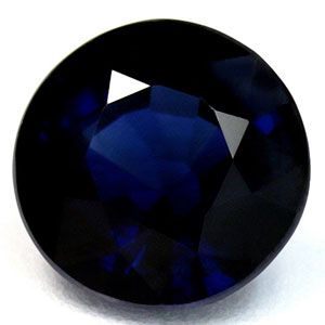 Szafir 1,16 ct, niebieski, szlif okrągły