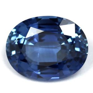 Szafir 3,20 ct, niebieski, szlif owalny
