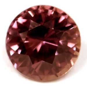 Szafir 1,39 ct, różowy, szlif okrągły