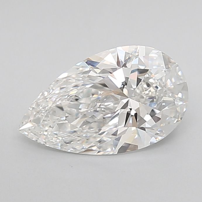 1.32 carat f IF EX Cut IGI pear diamond