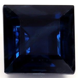 SAPPHIRE FACETED 0.85ct BLUE Deep Blue SI MADAGASCAR HEATED