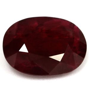 RUBY FACETED 1.4ct RED Deep Red SI REST_OF_AFRICA HEATED