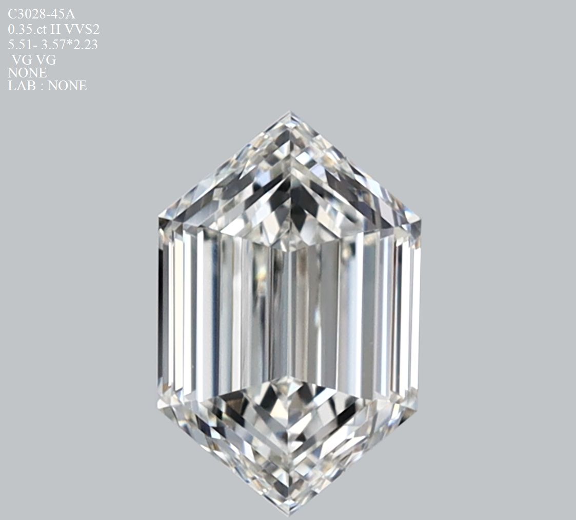 Prírodný diamant hexagonal,...