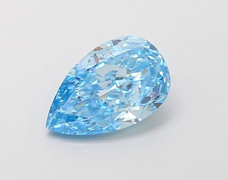 0.51 CT Fancy Vivid Blue PEAR
