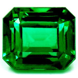 Szmaragd 1,54 ct, zielony, szlif szmaragdowy