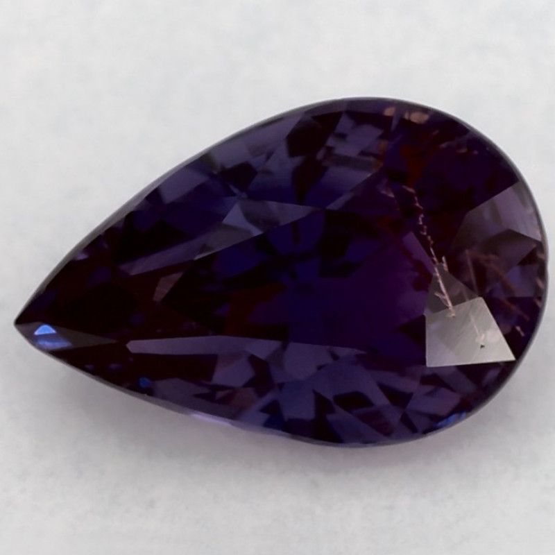 Szafir 3,00 ct, różowy, szlif gruszka