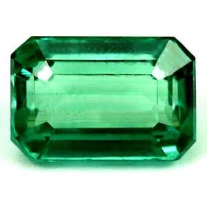 Szmaragd 1,66 ct, zielony, szlif szmaragdowy