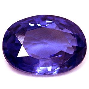 Szafir 1,28 ct, niebieski, szlif owalny