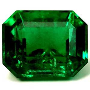 Szmaragd 1,60 ct, zielony, szlif szmaragdowy
