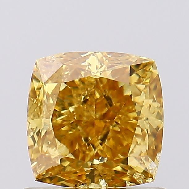1.01 CT Fancy Vivid Yellow CUSHION MODIFIED