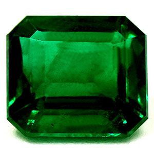 Szmaragd 2,42 ct, zielony, szlif szmaragdowy