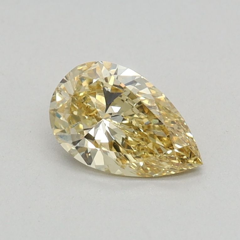 0.35 CT Fancy Intense Yellow PEAR