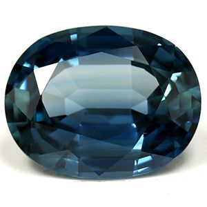 Szafir 3,76 ct, niebieski, szlif owalny