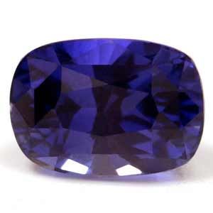 Szafir 1,45 ct, niebieski, szlif cushion