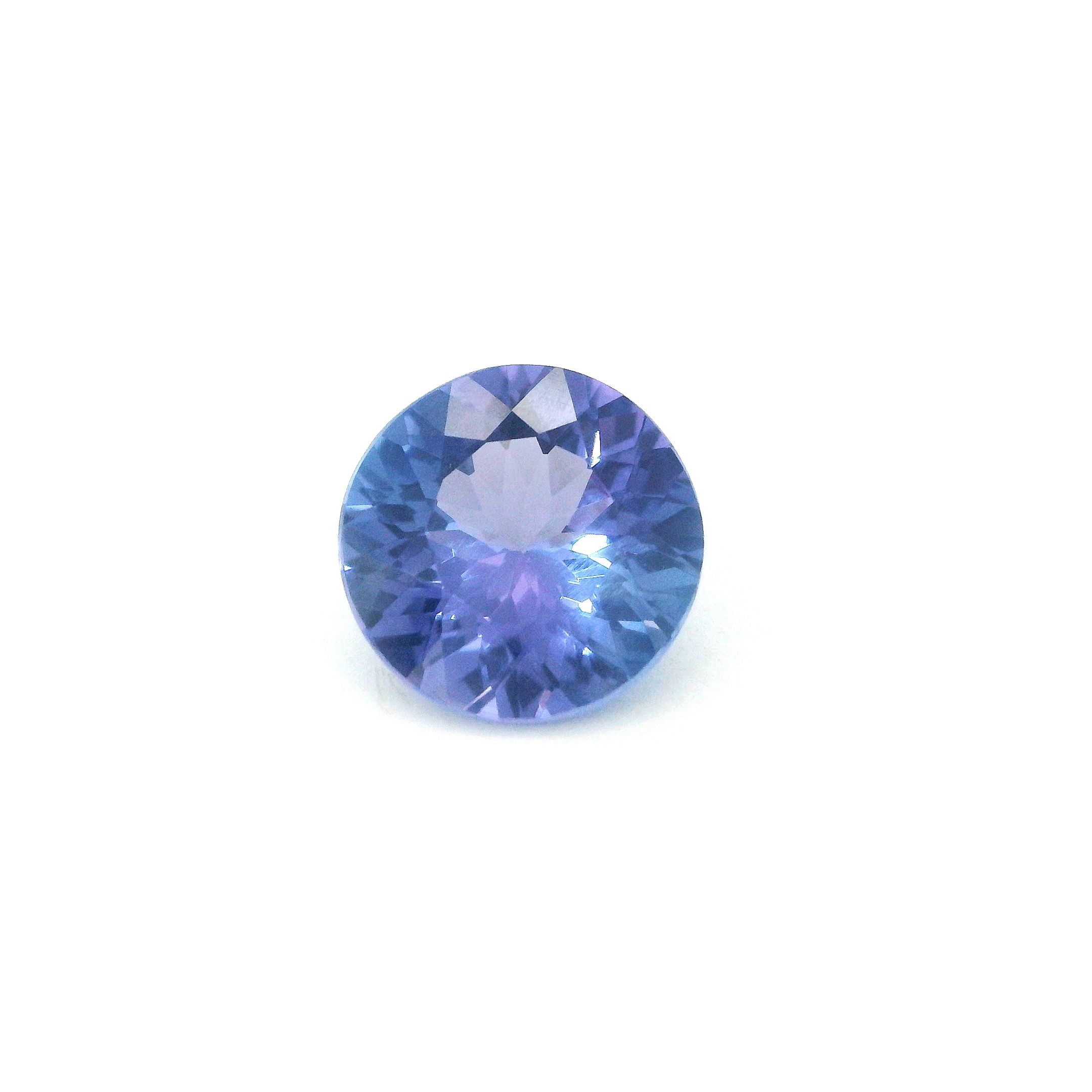 Tanzanit 2,15 ct, fioletowy, szlif okrągły