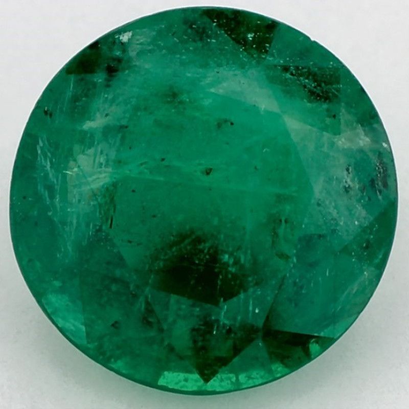 Szmaragd 2,17 ct, zielony, szlif okrągły