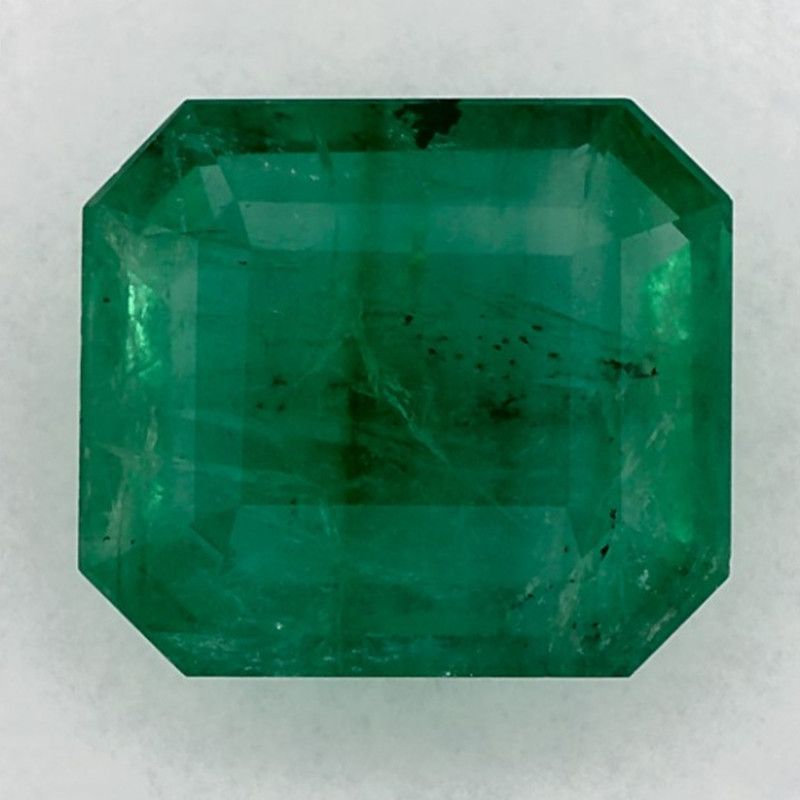 Szmaragd 4,22 ct, zielony, szlif ośmiokątny