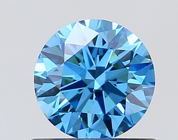 0.72 CT Fancy Vivid Blue ROUND