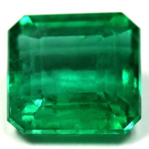 Szmaragd 4,19 ct, zielony, szlif szmaragdowy