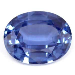 Szafir 2,35 ct, niebieski, szlif owalny
