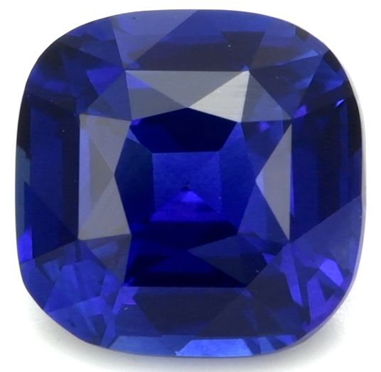 Szafir 1,80 ct, niebieski, szlif cushion