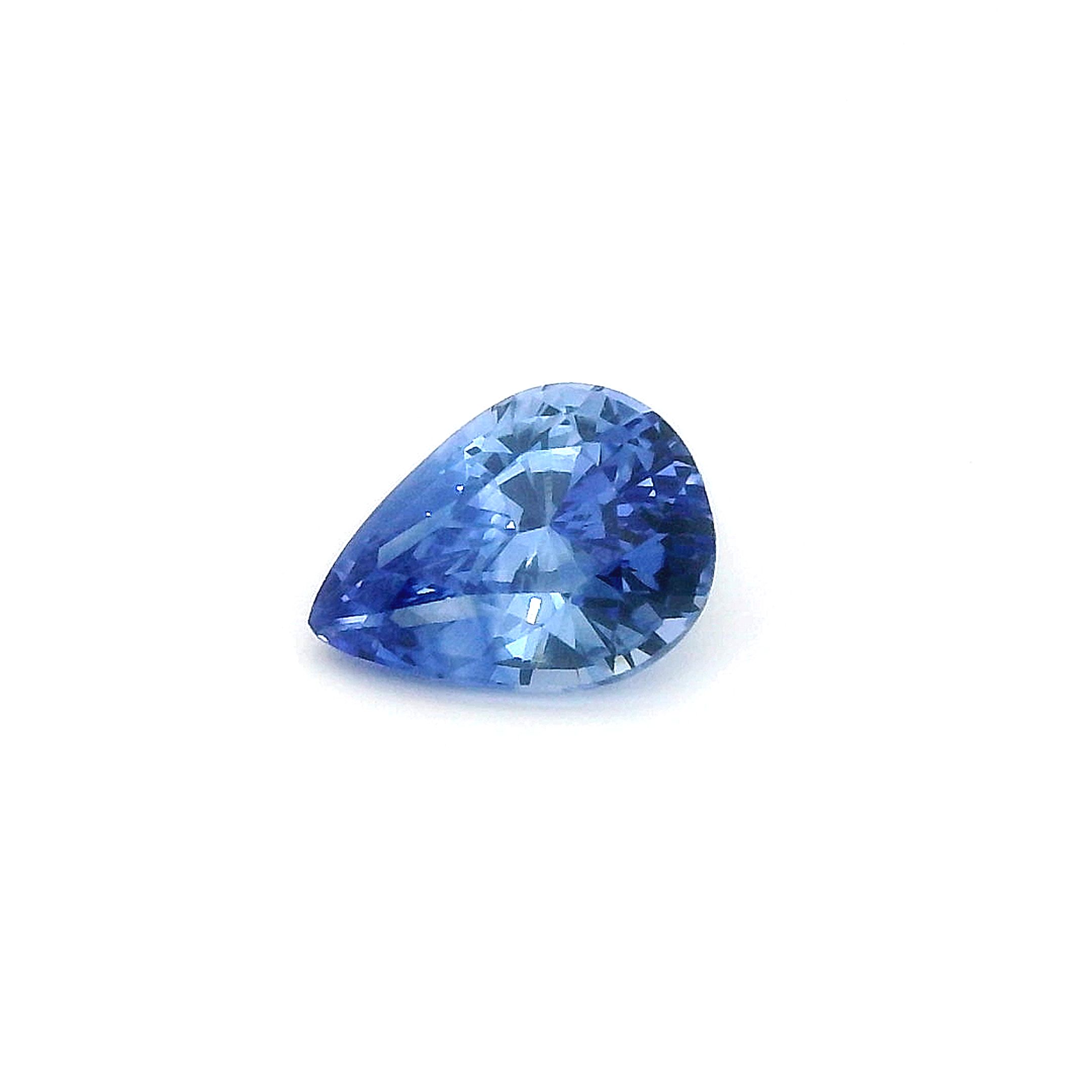 2.03 ct Pear Sapphire