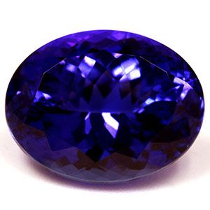 Tanzanit 11,52 ct, niebieski, szlif owalny