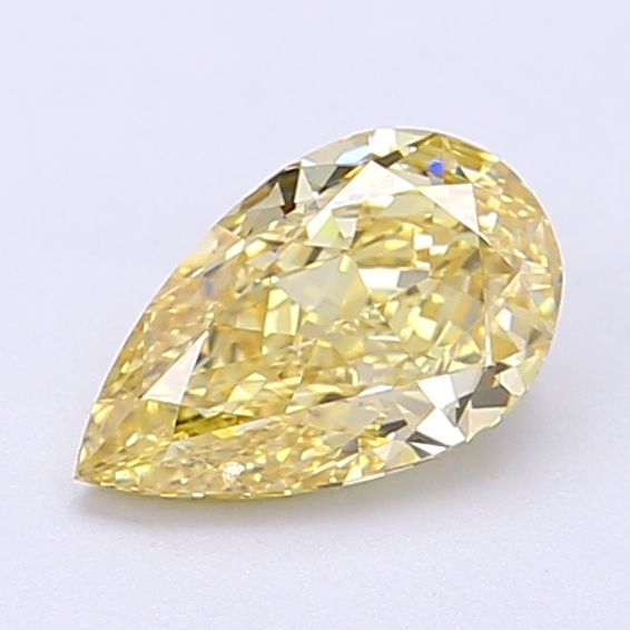 0.92 CT Fancy Intense Yellow PEAR