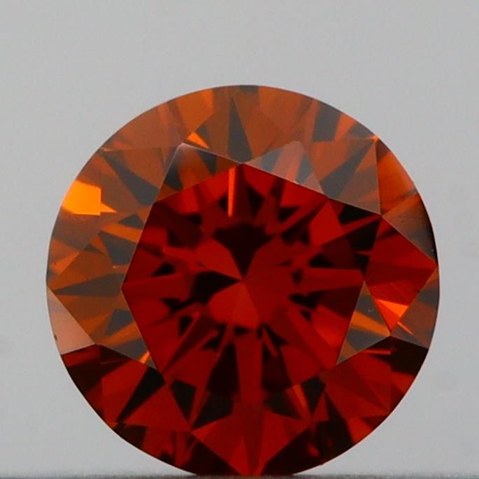 0.21 CT Fancy Deep Orange ROUND